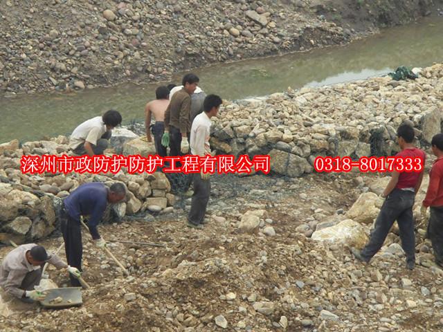 格賓網(wǎng)防洪整治工程在甘寧河護(hù)底應(yīng)用